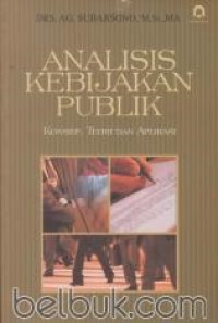 ANALISIS KEBIJAKAN PUBLIK